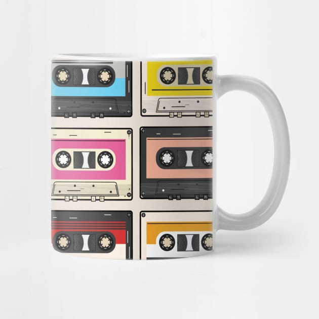 Retro Cassette Tape Collection // Vintage Music Lover // Old School Tape by Now Boarding
